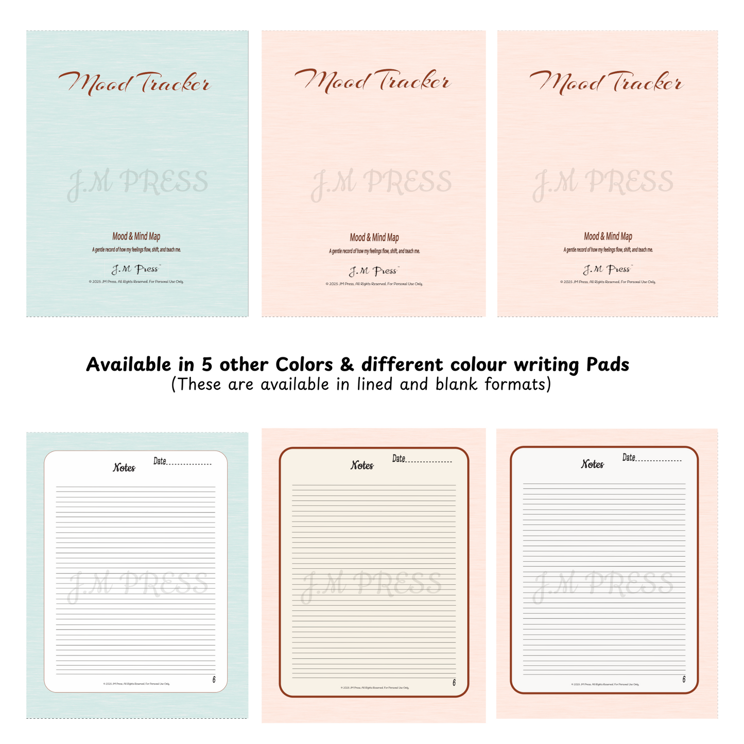 Mood Tracker – Mood & Mind Map (Wellness Edition Journal)