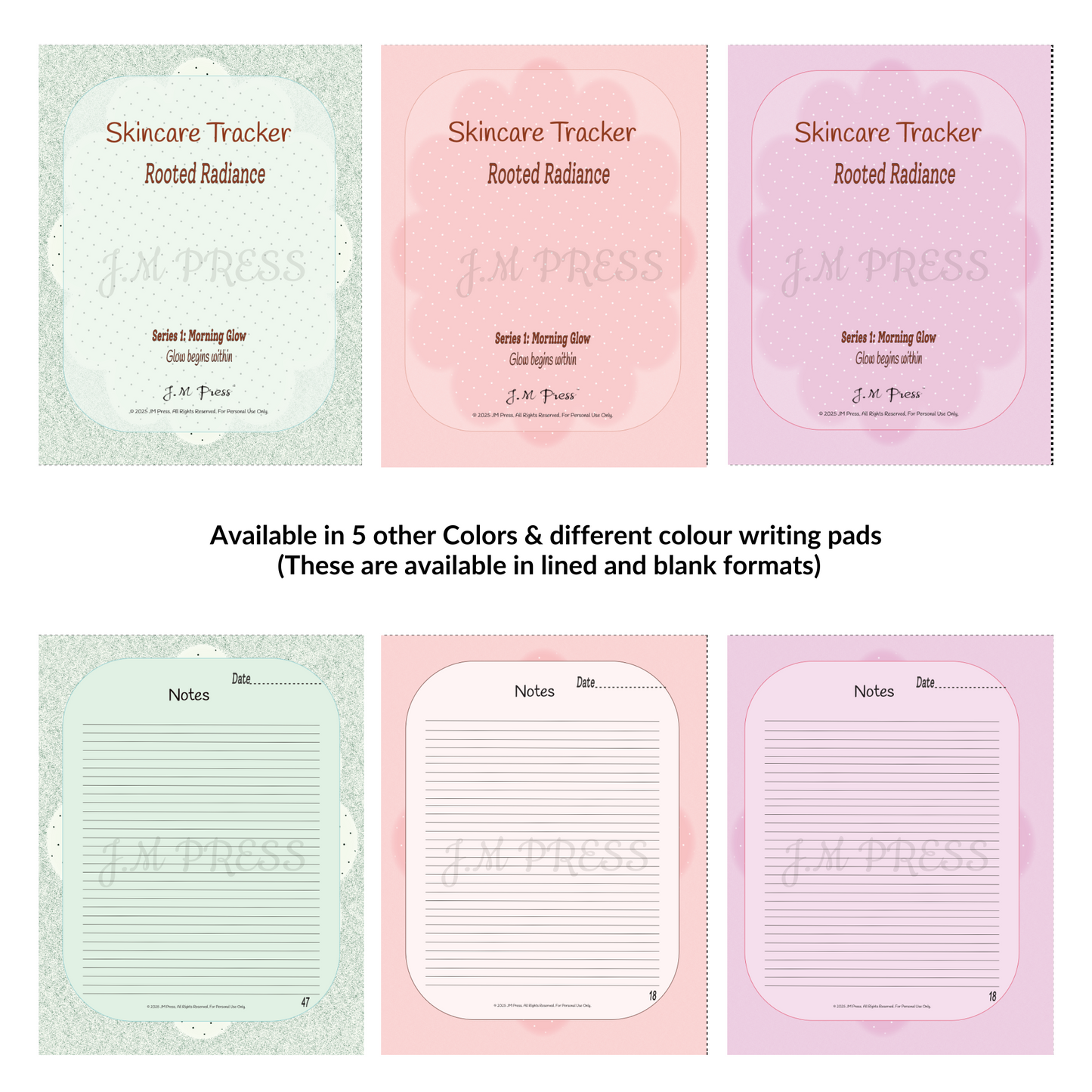 Skincare Tracker – Morning Glow Routine (JM Press Beauty Edition)