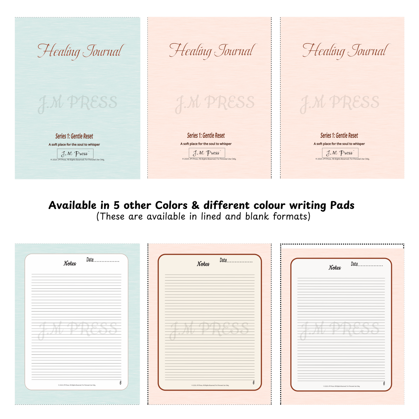 Healing Journal – Gentle Reset (Wellness Edition Journal)