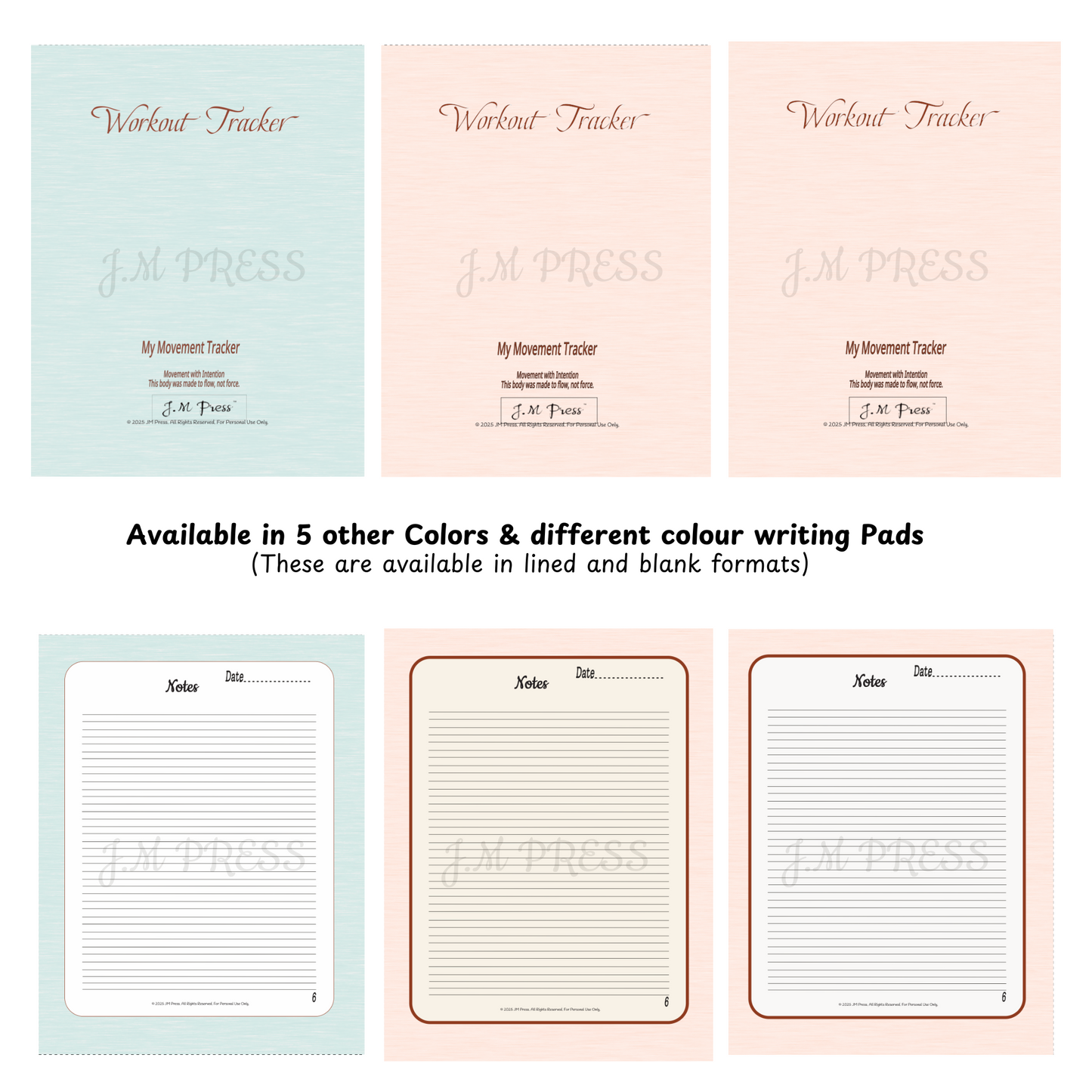 Workout Tracker – My Movement Planner (Wellness Edition)