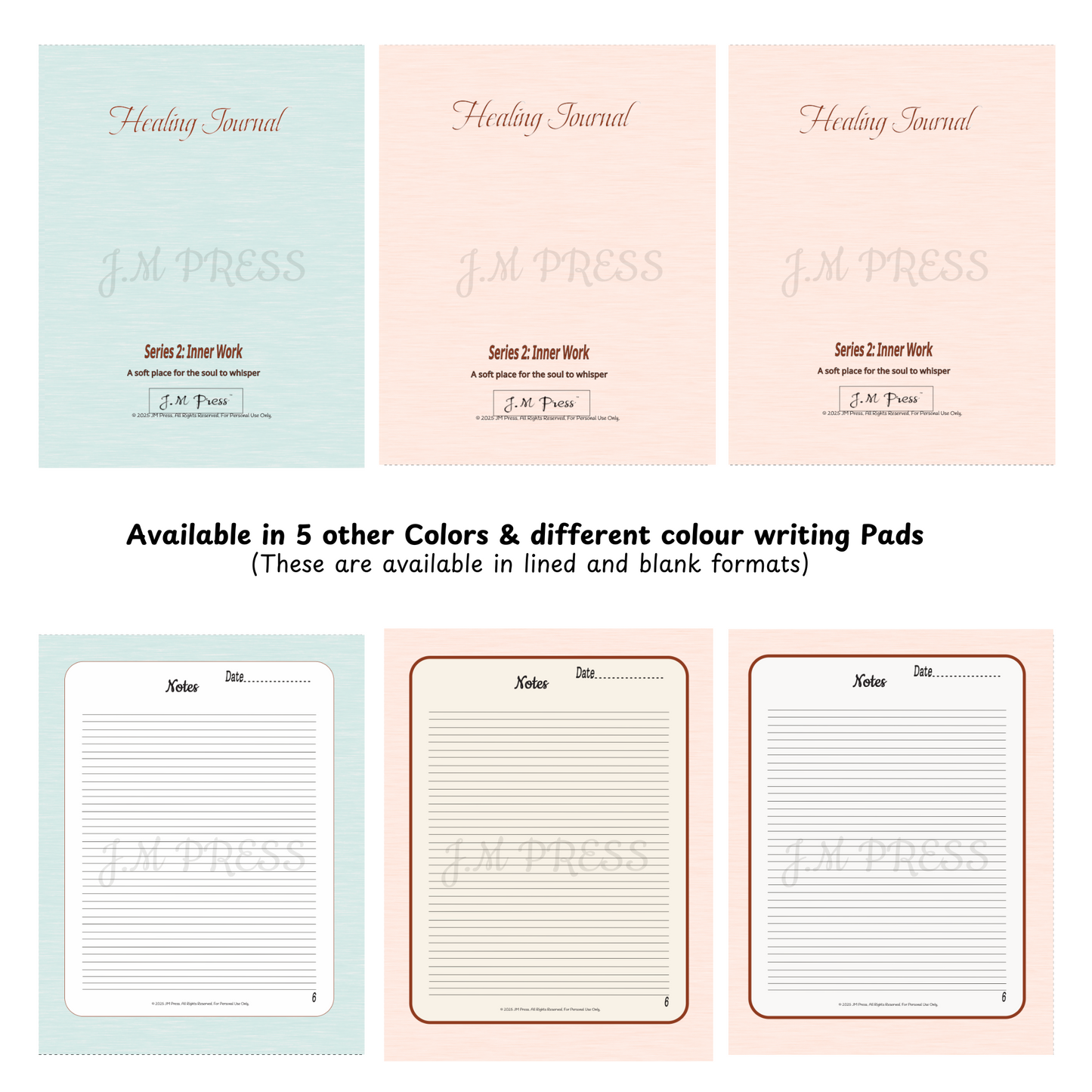 Healing Journal – Inner Work (Wellness Edition Journal)