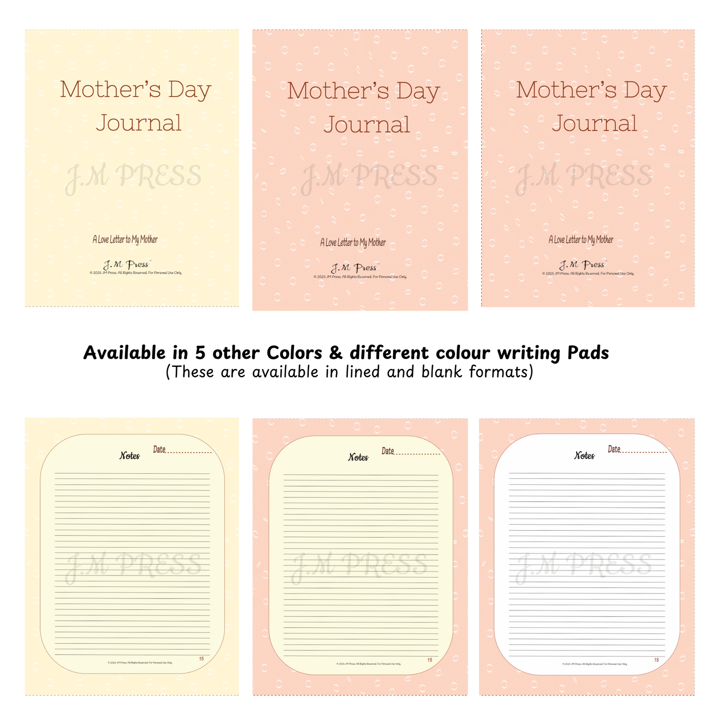 Mother’s Day Journal – A Love Letter to My Mother (Journal)