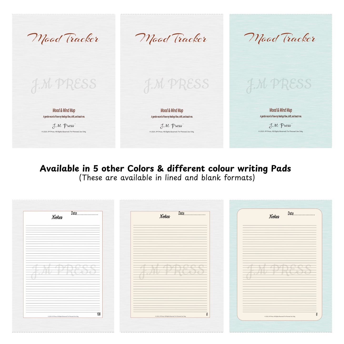 Mood Tracker – Mood & Mind Map (Wellness Edition Journal)