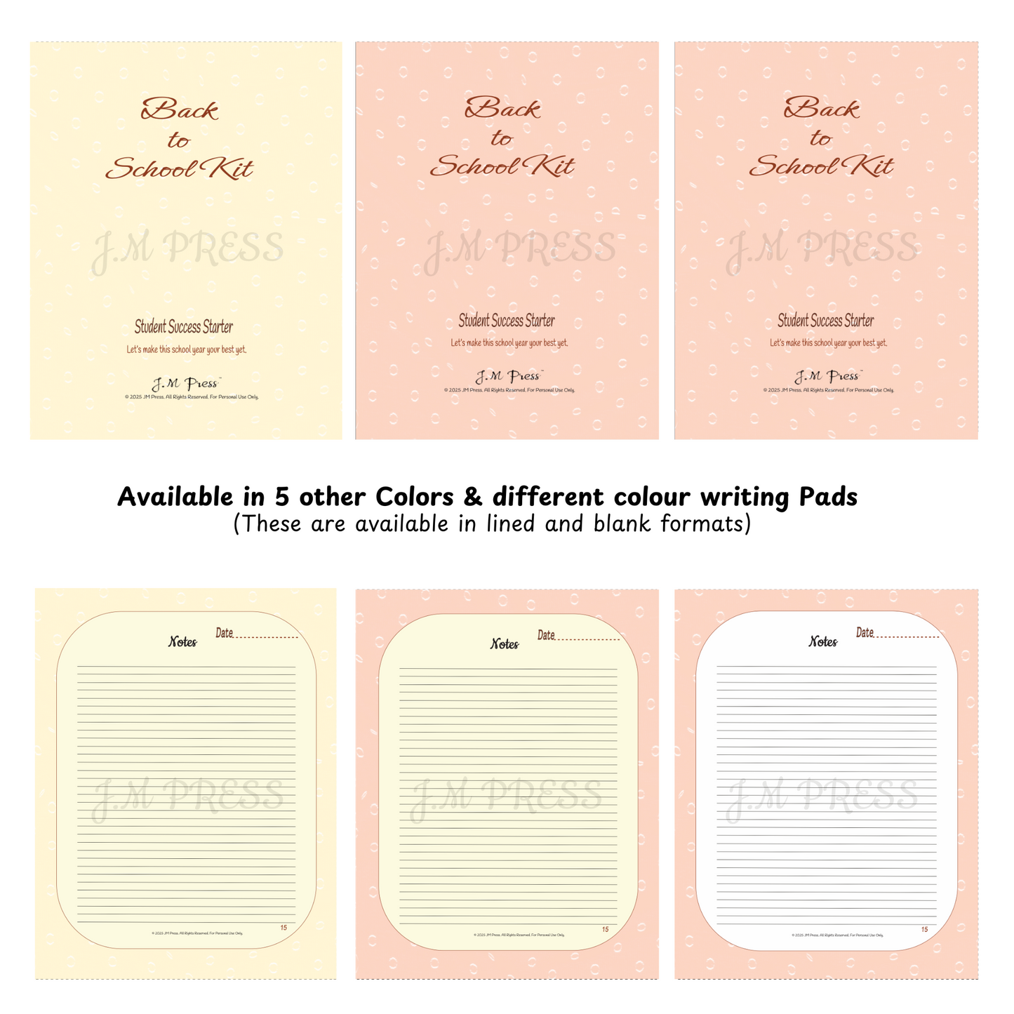 Back to School Kit – Student Success Starter Journal (Special Edition)