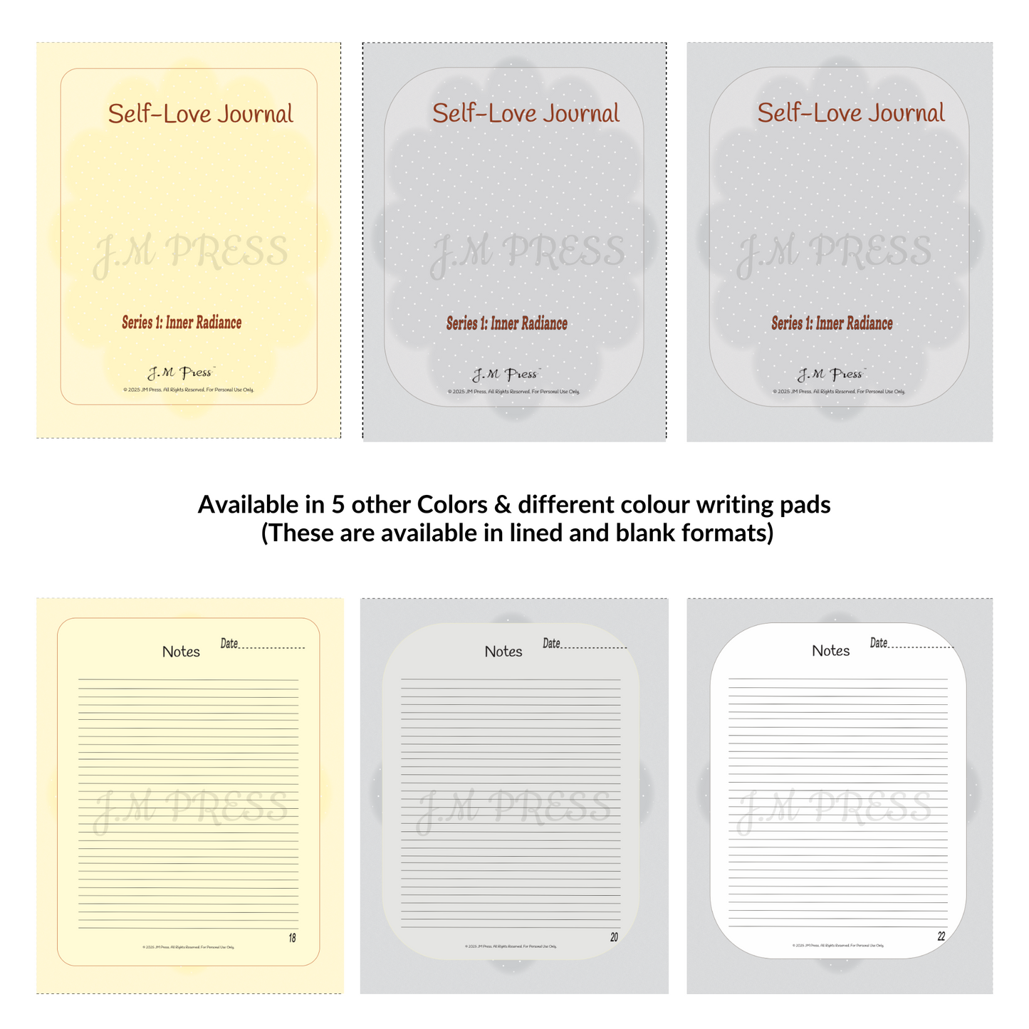 Self-Love Journal – Inner Radiance (JM Press Beauty Edition)