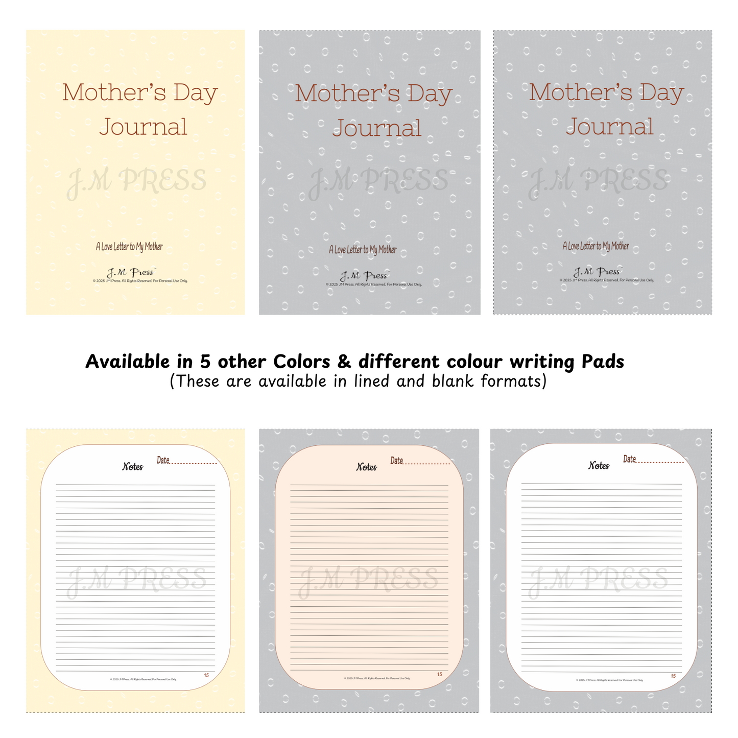 Mother’s Day Journal – A Love Letter to My Mother (Journal)