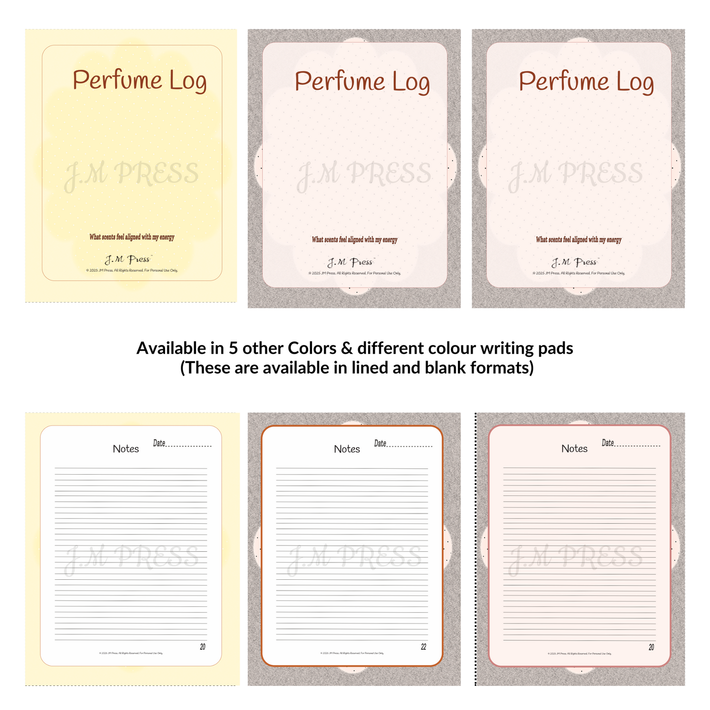 Perfume Log – Fragrance Tracker (JM Press Beauty Edition)