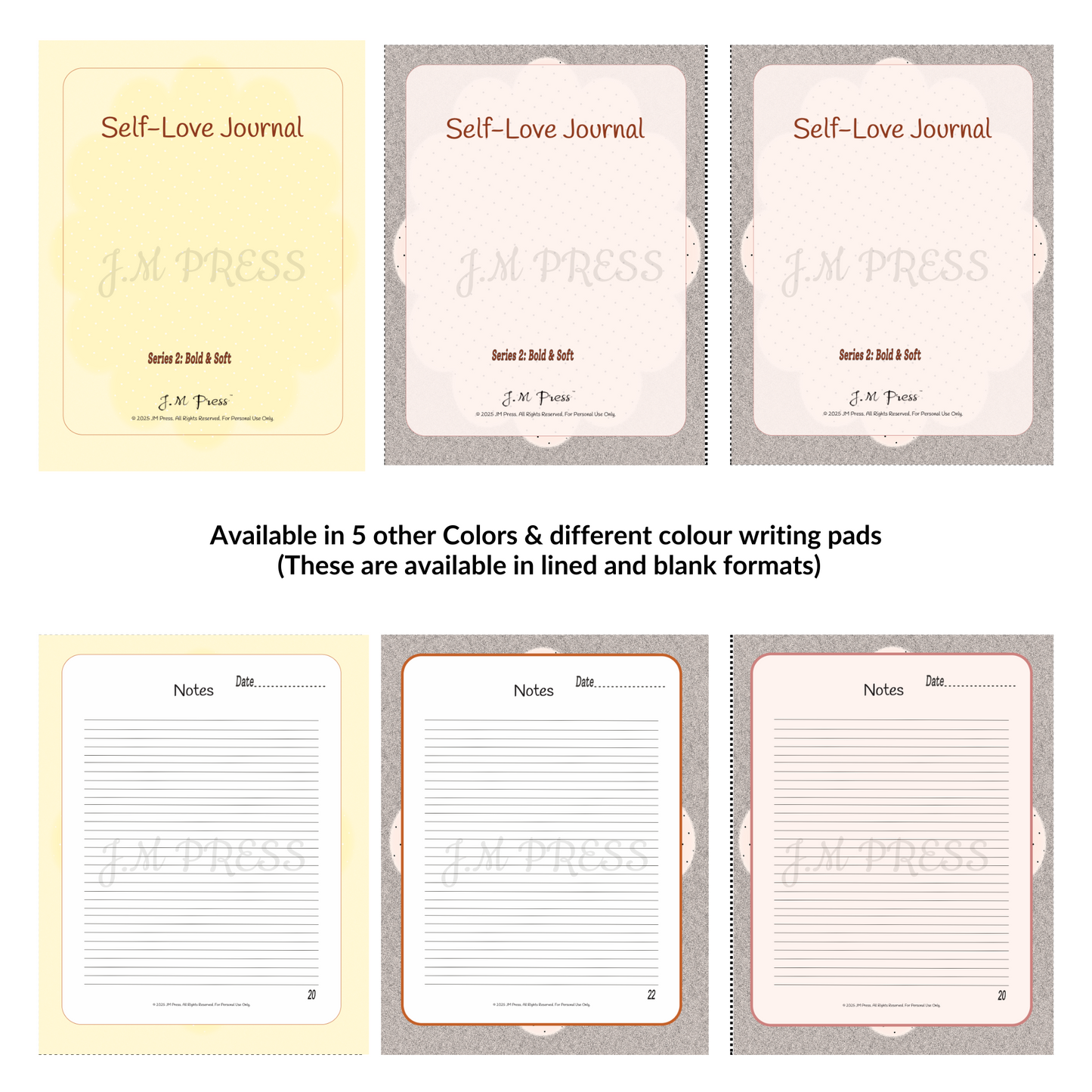 Self-Love Journal – Bold & Soft (JM Press Beauty Edition)