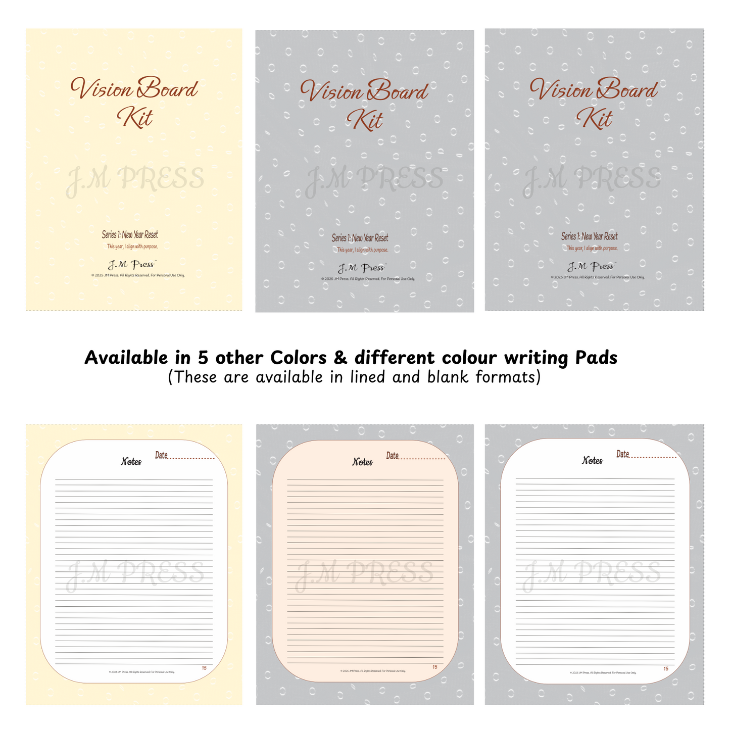 Vision Board Kit – New Year Reset (Planner)