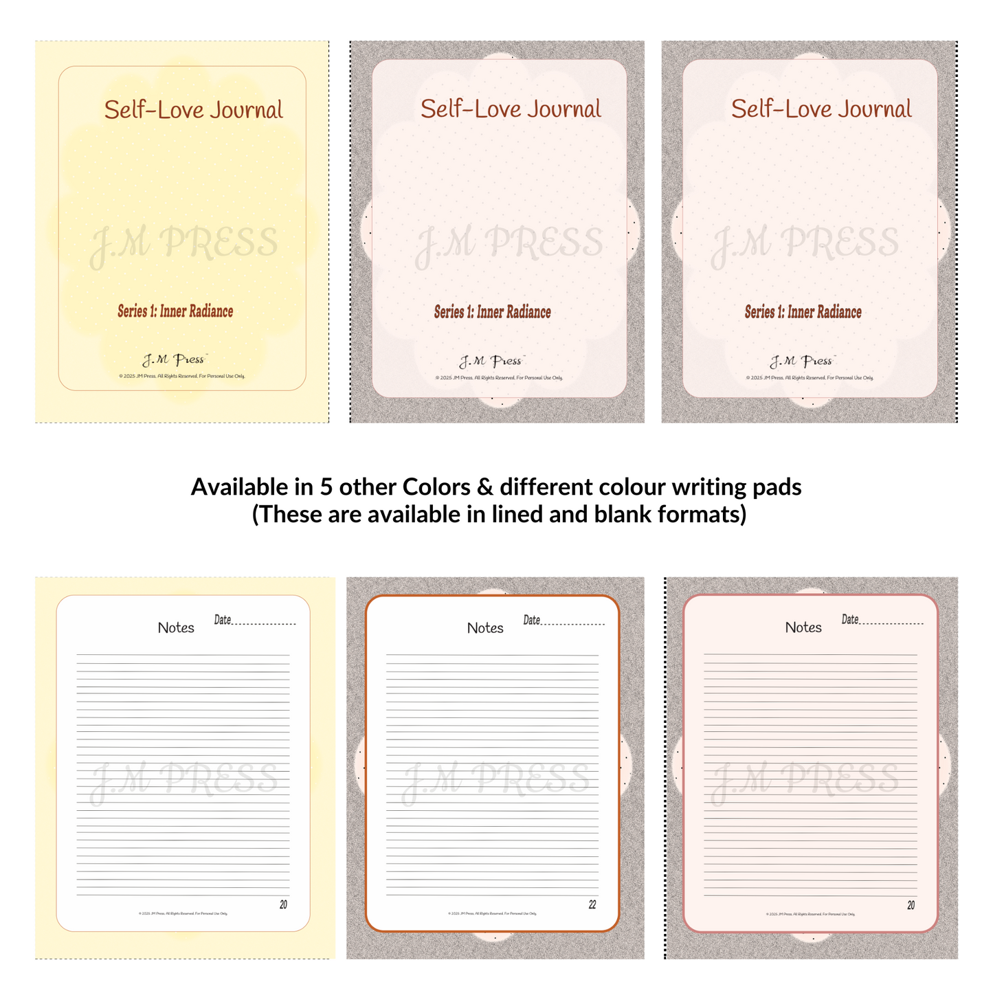 Self-Love Journal – Inner Radiance (JM Press Beauty Edition)