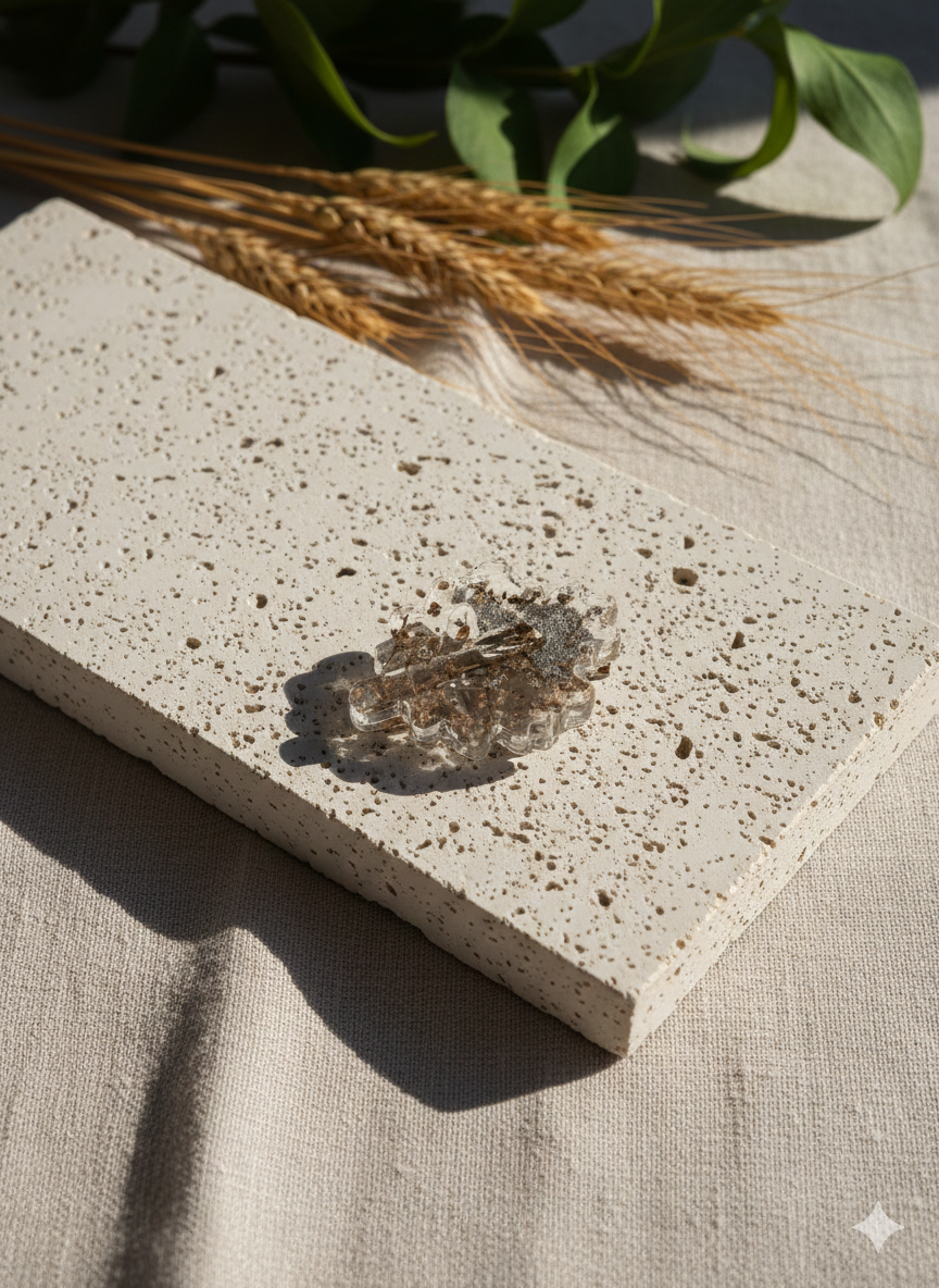 Encased Botanical Leaves – Clear Resin Trio