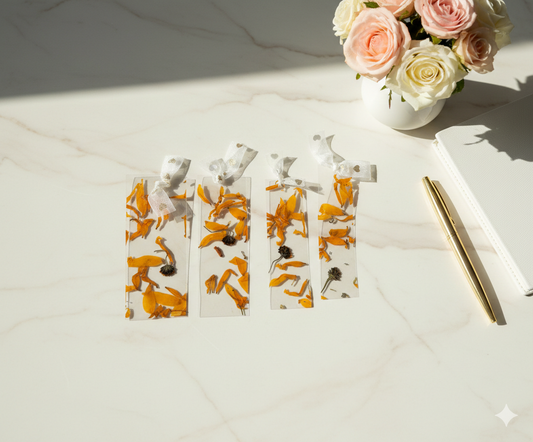 Calendula – Golden Ember Bookmark