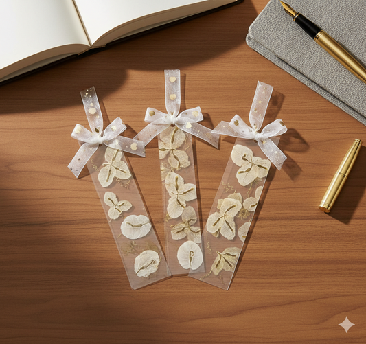 Bougainvillea – Ivory Bloom Bookmark