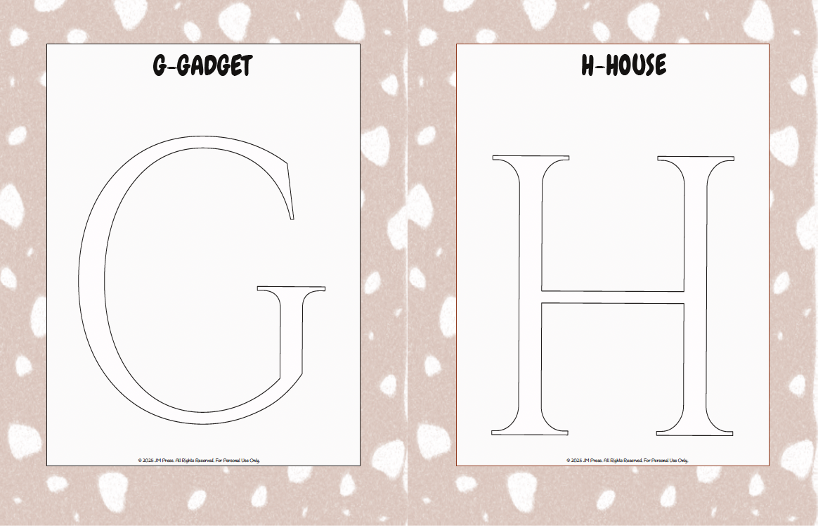Handwriting Workbook – A to Z Uppercase Alphabet Tracing Sheets (JM Press Kids Edition)