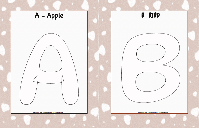 Handwriting Workbook – A to Z Uppercase Bubble Letters (JM Press Kids Edition)