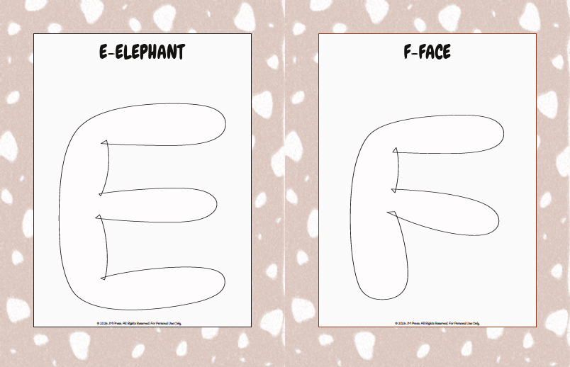 Handwriting Workbook – A to Z Uppercase Bubble Letters (JM Press Kids Edition)