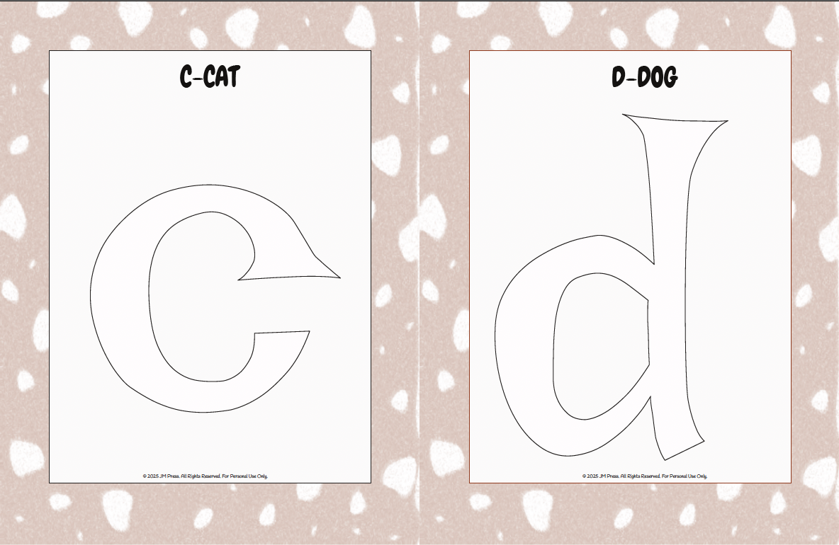 Handwriting Workbook – A to Z Lowercase Alphabet Letter Formation & Coloring Practice (JM Press Kids Edition)