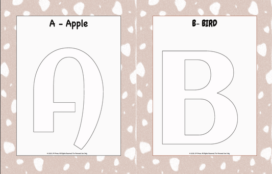 Handwriting Workbook – A to Z Capital Letters Fine Motor Skills (JM Press Kids Edition)