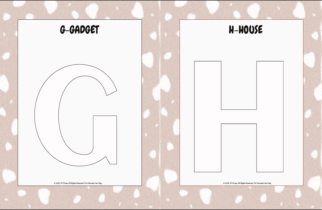 Handwriting Workbook – A to Z Capital Letters Fine Motor Skills (JM Press Kids Edition)