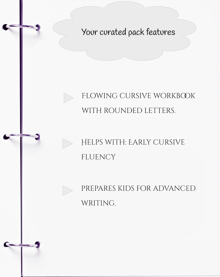 Handwriting Workbook – A to Z Smooth Cursive Tracing Letters (JM Press Kids Edition)