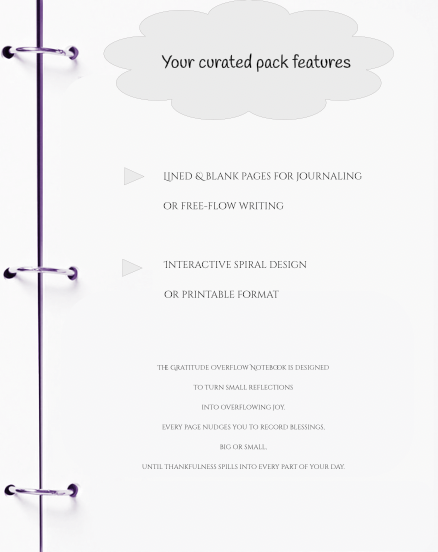 Gratitude Overflow Notebook – JM Press Notebooks Edition