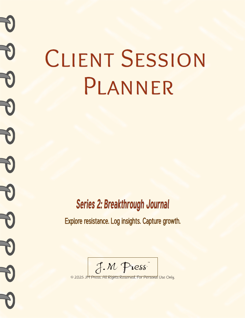 Client Session Planner – Series 2 (JM Press Workbook Edition)