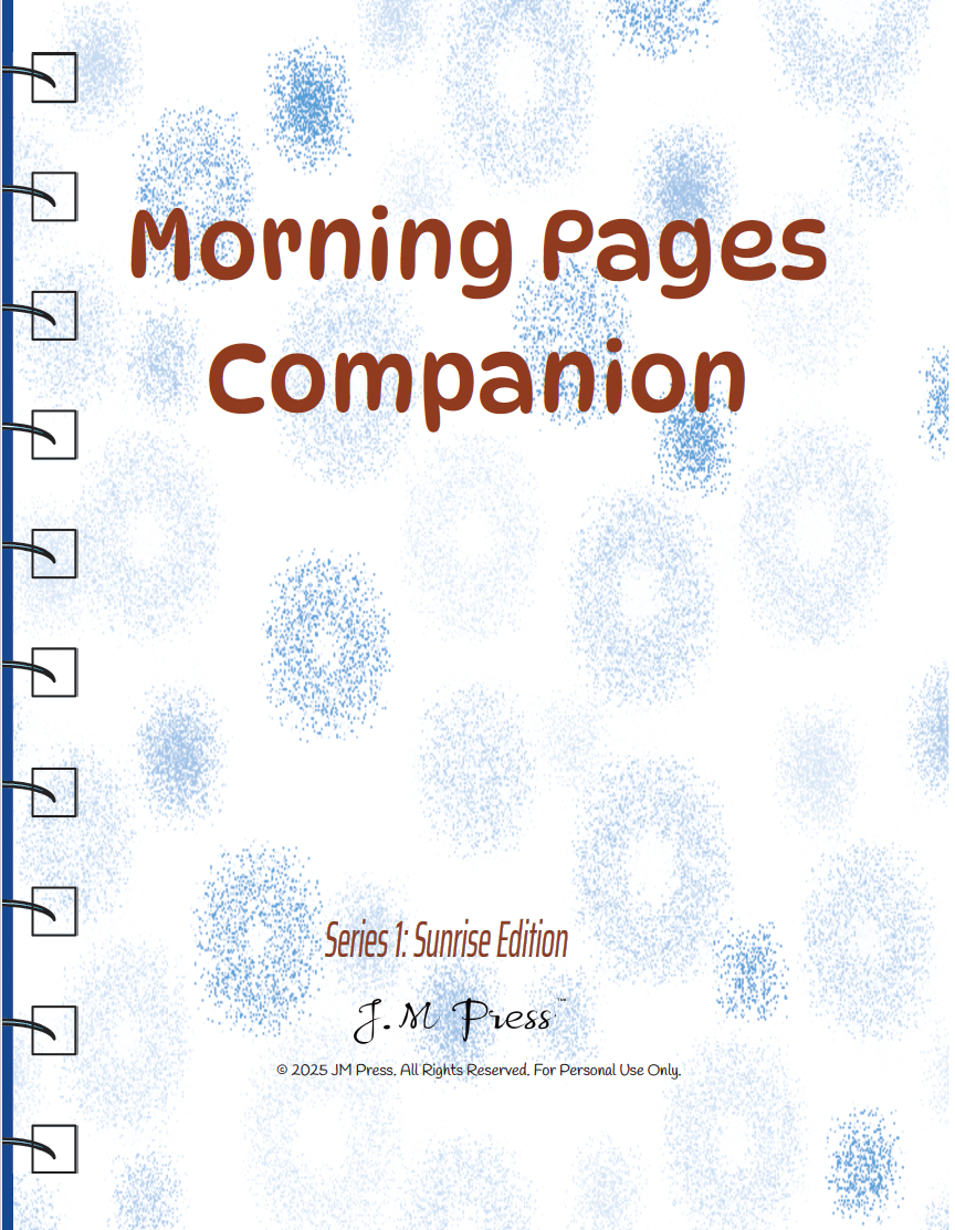 Morning Pages Companion – Sunrise Edition (Series 1) – JM Press Notebooks Edition