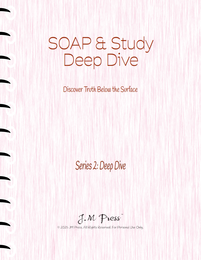SOAP Bible Study Pages – Daily Study (JM Press Faith Edition)