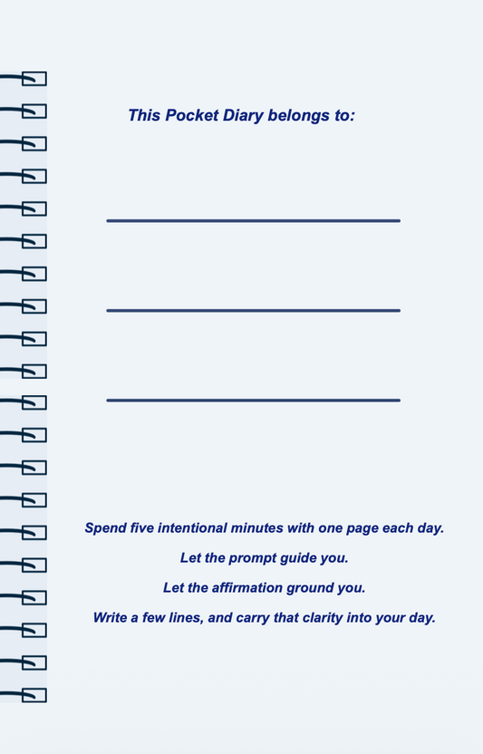 Affirmed in Business Pocket Diary | Entrepreneur Affirmation Journal for Confidence, Leadership Mindset & Daily Motivation | JM Press