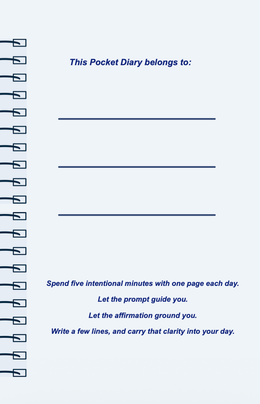 Vision Keeper Pocket Diary | Goal Vision Journal for Dreamers, Founders & Long-Term Planning | Daily Vision Alignment Diary | JM Press