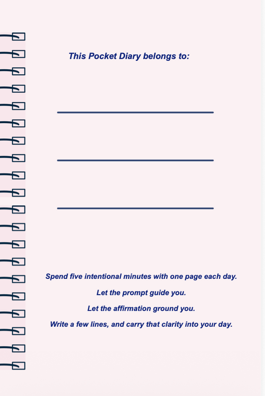 Choose You Pocket Diary | Self-Worth & Boundary Setting Journal for Women | Personal Empowerment Reflection Diary | JM Press