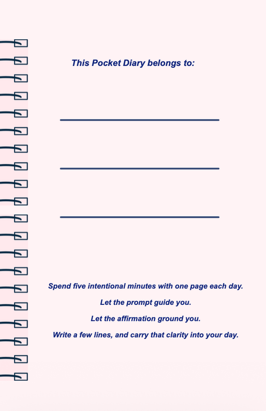 Harmony & Boundaries Pocket Diary | Guided Journal for Setting Healthy Boundaries, Protecting Your Peace & Navigating Relationships | JM Press