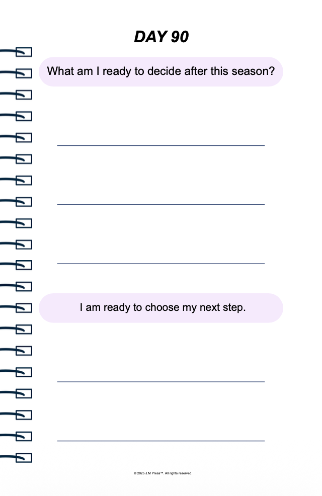 Before You Quit Pocket Diary | Decision-Making Journal for Clarity, Reflection, and Life Changes | JM Press
