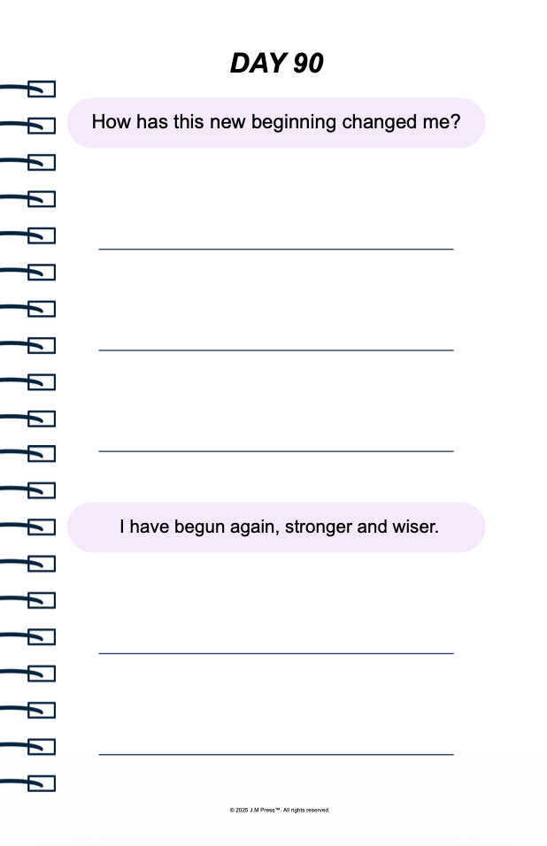 New Beginnings Pocket Diary | Reflective Journal for Fresh Starts, Life Transitions, and Personal Renewal | JM Press