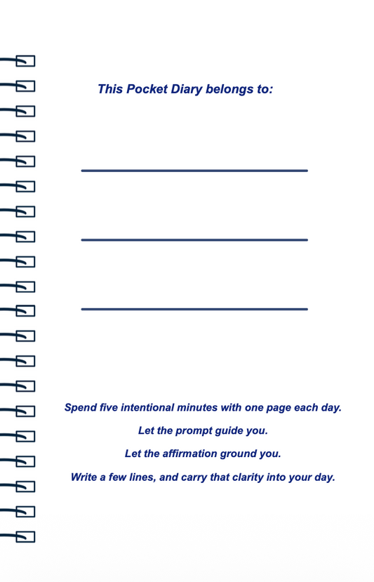 Dad Reset Pocket Diary | Reflective Journal for Fathers Who Want to Lead Their Families with Patience, Values & Intentional Parenting | JM Press