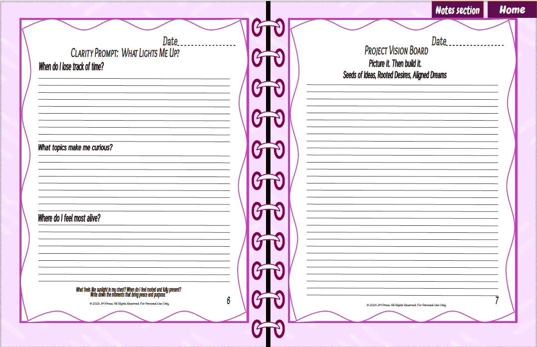 The Creator Workbook – Series 1 (JM Press Workbook Edition)
