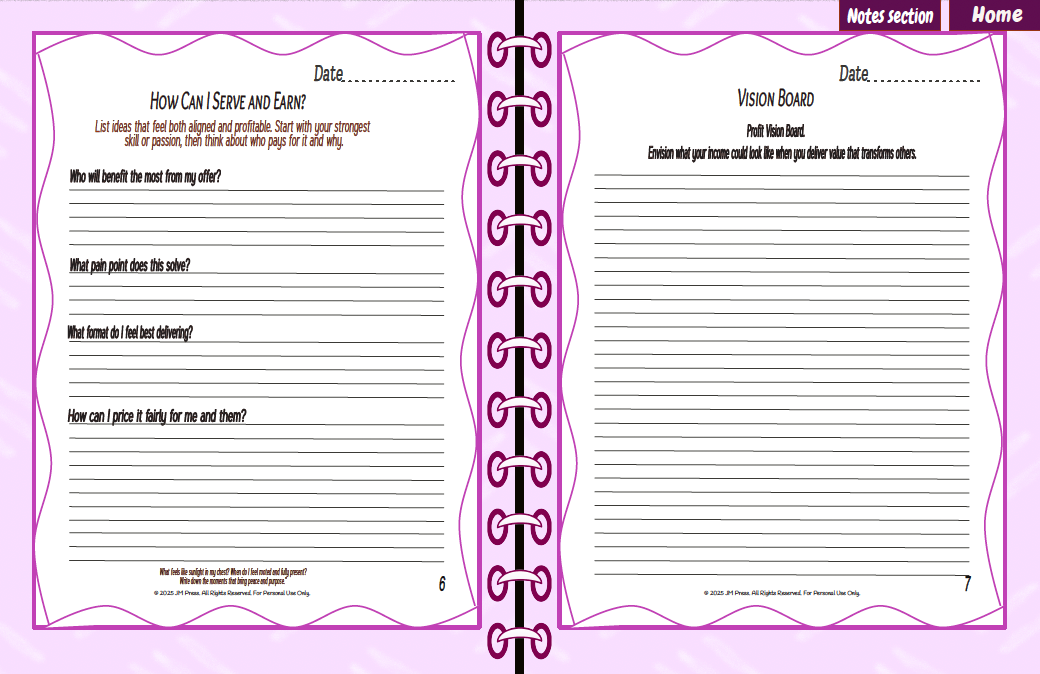 The Creator Workbook – Series 2 (JM Press Workbook Edition)