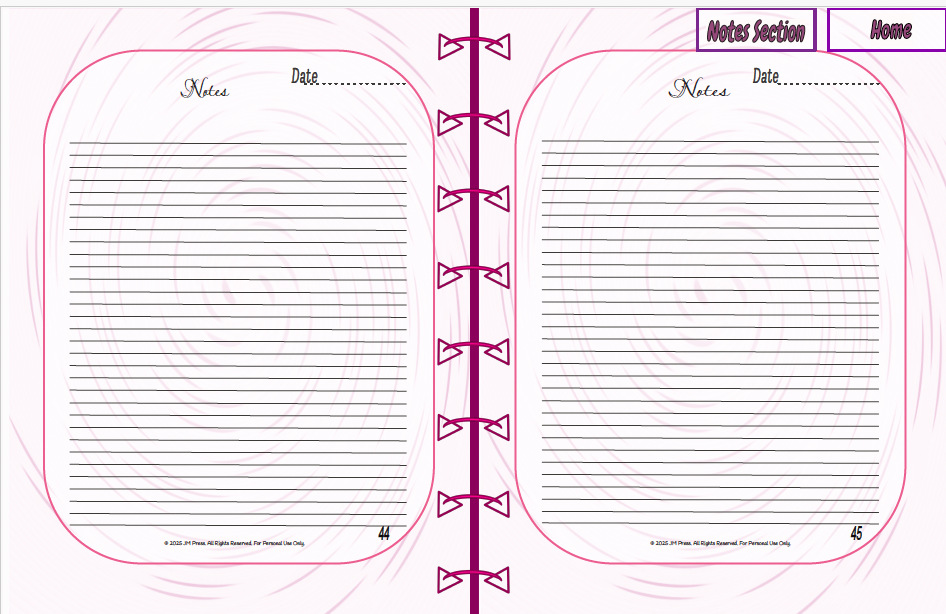 Wedding Timeline Planner | Countdown, Day-of Schedule & Reflection Pages | JM Press