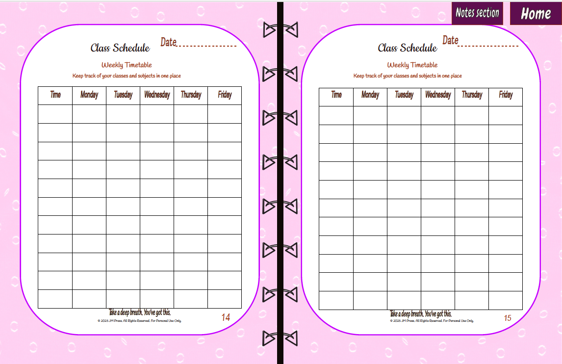 Back to School Kit – Student Success Starter Journal (Special Edition)