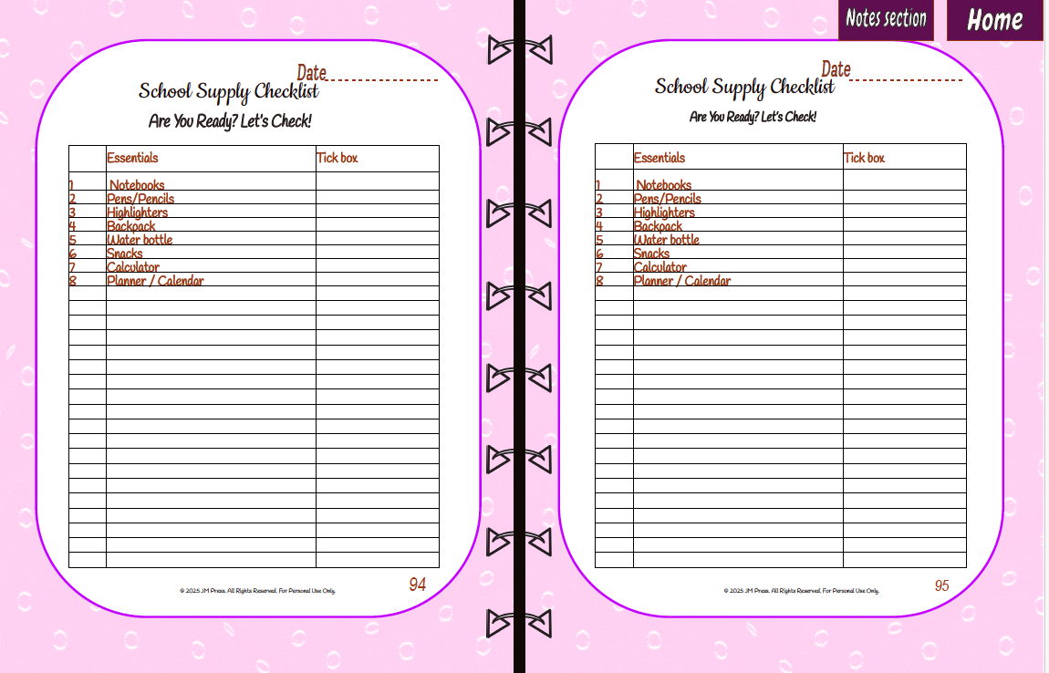 Back to School Kit – Student Success Starter Journal (Special Edition)