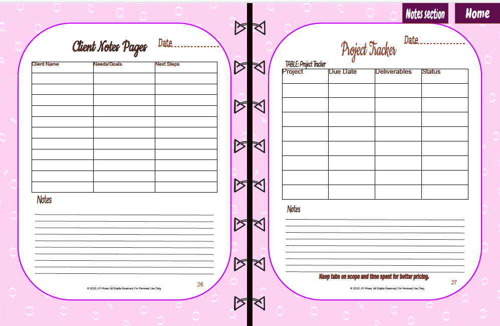 Freelancer Finance Kit (Planner)