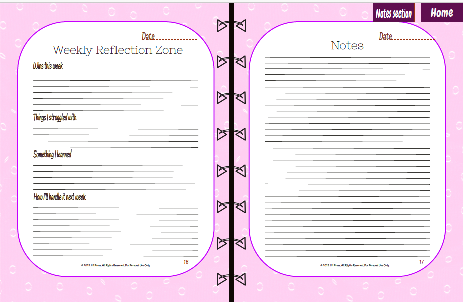 Back to School Kit – Student Academic Planner & Reflection Journal (Special Edition)