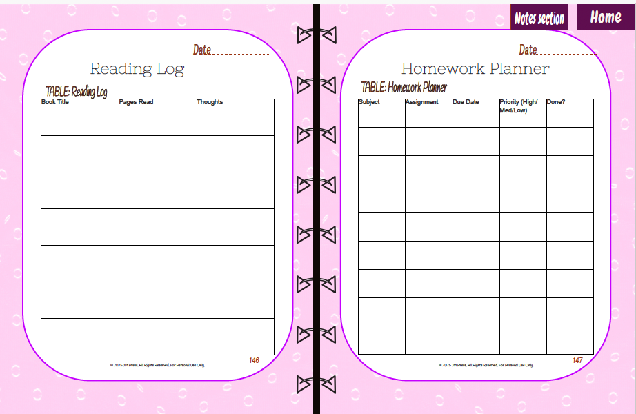 Back to School Kit – Student Academic Planner & Reflection Journal (Special Edition)
