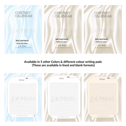 CEO Content Calendar – Launch Prep Grid | JM Press CEO Tools Edition