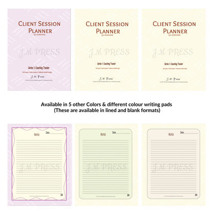 Client Session Planner – Series 1 (JM Press Workbook Edition)