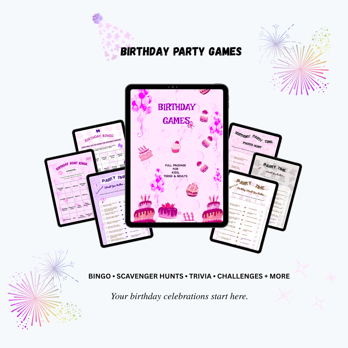 Birthday Party Games Collection