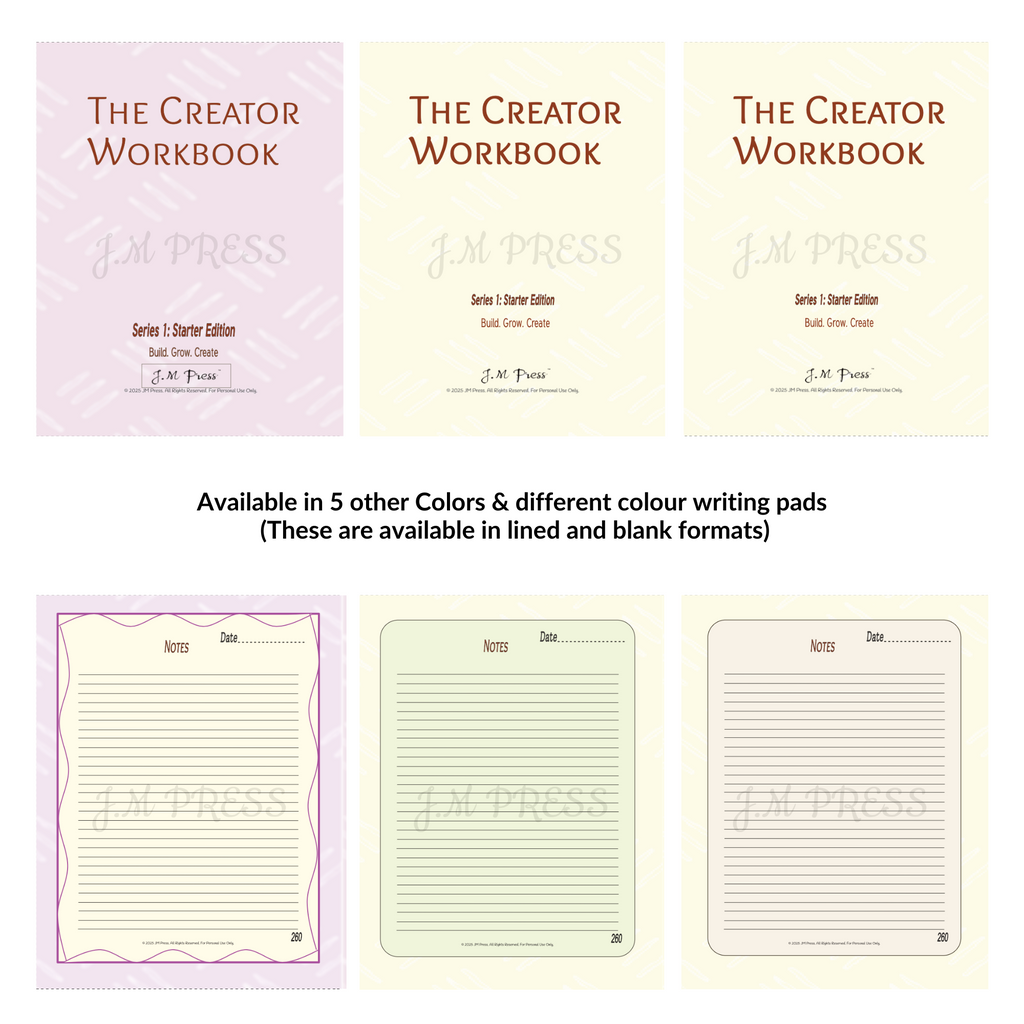 The Creator Workbook – Series 1 (JM Press Workbook Edition)