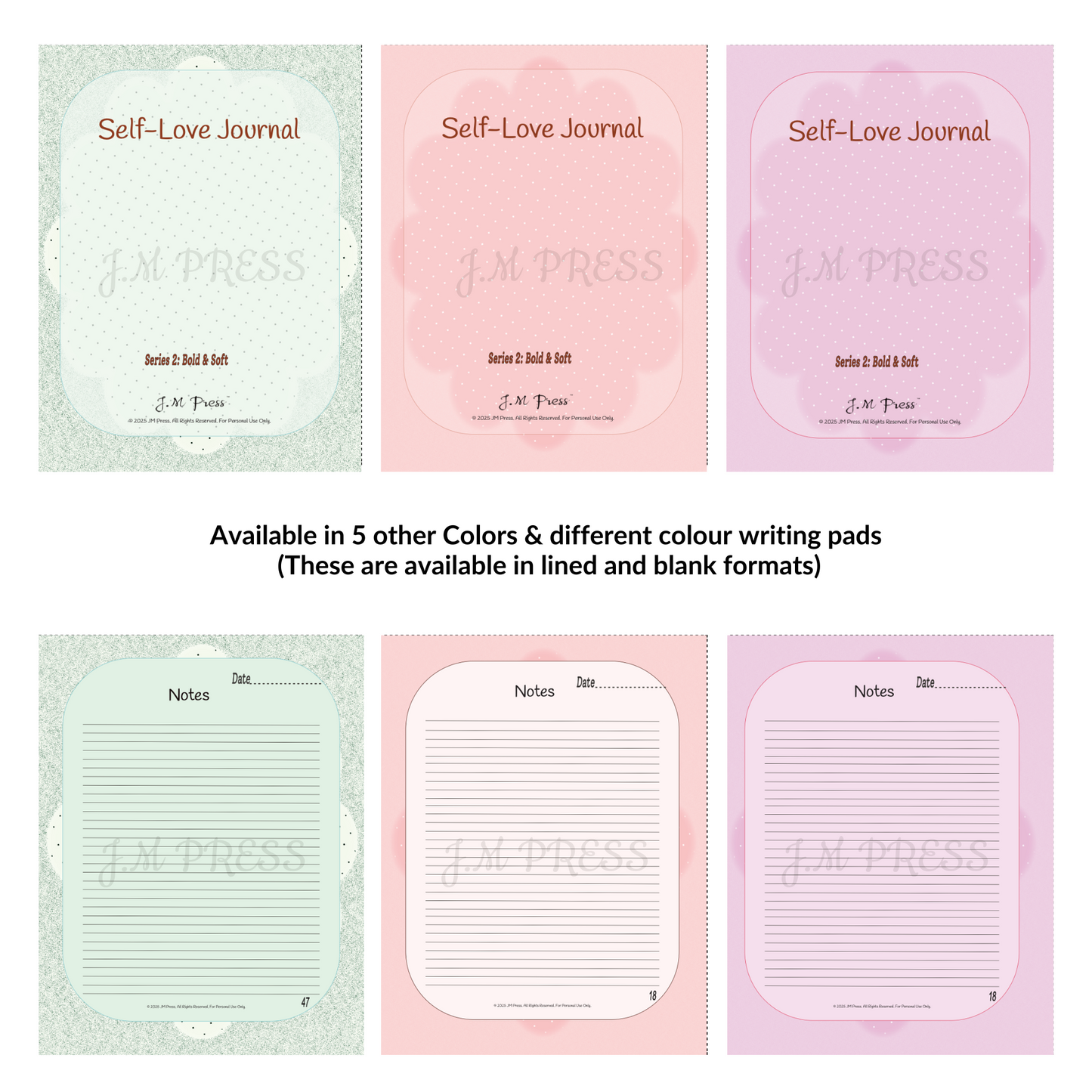 Self-Love Journal – Bold & Soft (JM Press Beauty Edition)