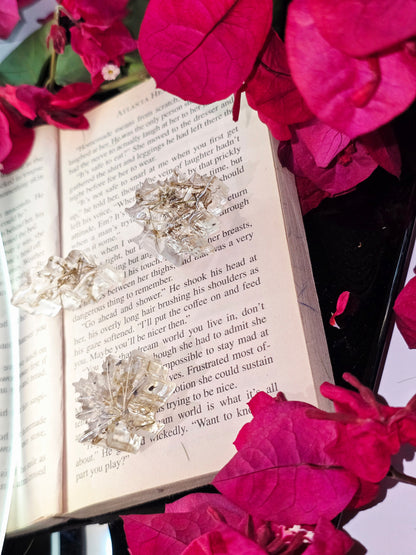 Encased Botanical Leaves – Clear Resin Trio