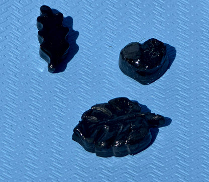Hand-Sculpted Mixed Clay Motifs – Resin-Coated Charm Set (6 Pieces)
